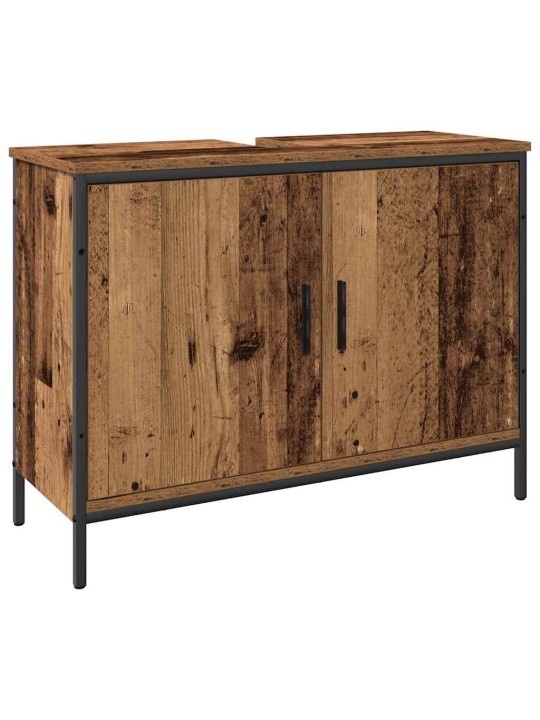Vannas istabas mēbeļu komplekts 4 pcs brūna 33 x 33 x 185.5 cm