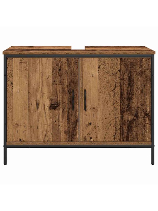 Vannas istabas mēbeļu komplekts 4 pcs brūna 33 x 33 x 185.5 cm