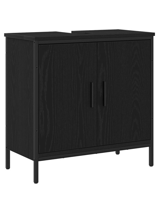 Vannas istabas mēbeļu komplekts 4 pcs melna 33 x 33 x 185.5 cm