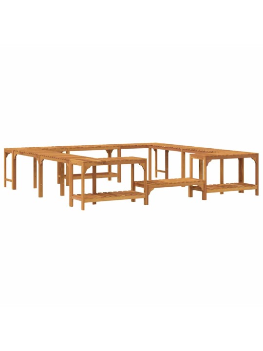 Karstā ūdens baseina apmale brūna 250 x 250 cm