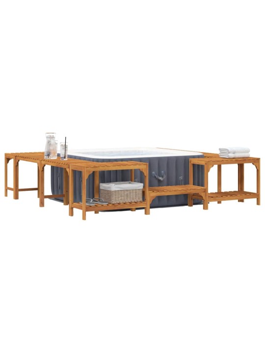 Karstā ūdens baseina apmale brūna 250 x 250 cm