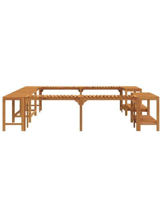 Karstā ūdens baseina apmale brūna 250 x 250 cm