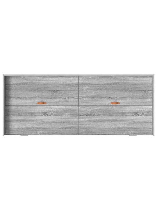 Gultas ar uzglabāšanas vietu ar atvilktni pelēks sonoma 100 x 200 cm
