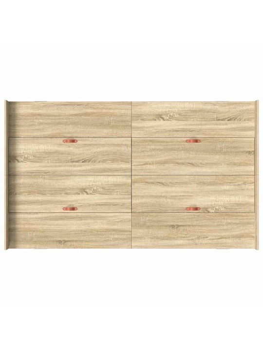 Gultas ar uzglabāšanas vietu sonomas ozola 120 x 200 cm
