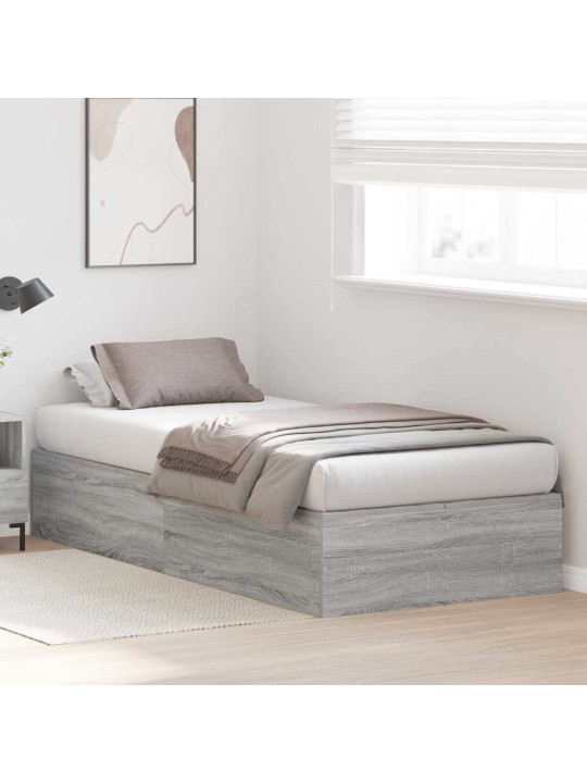 Gultas rāmis pelēka sonomas ozola 200 x 80 x 31.5 cm