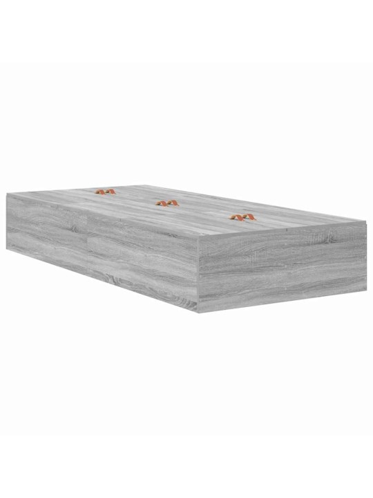 Gultas rāmis pelēka sonomas ozola 200 x 80 x 31.5 cm