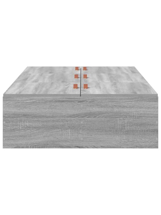 Gultas rāmis pelēka sonomas ozola 200 x 80 x 31.5 cm