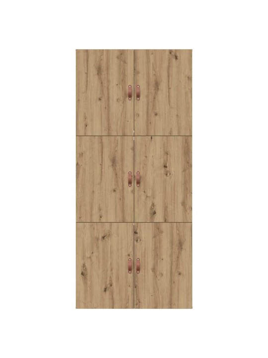 Gultas rāmis ar uzglabāšanu amatnieku ozola 200 x 80 x 31.5 cm