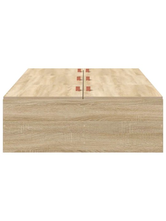 Gultas rāmis sonomas ozola 200 x 90 x 31.5 cm inženierijas koks