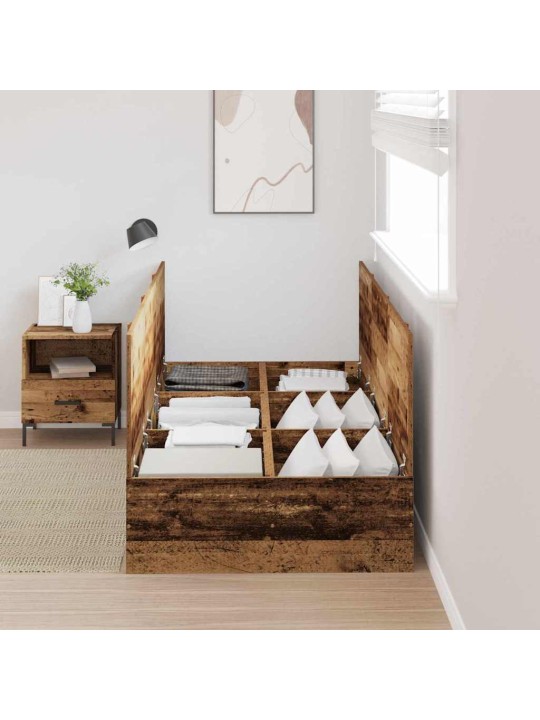 Gultas rāmis vecs koks 200 x 90 x 31.5 cm inženierijas koks