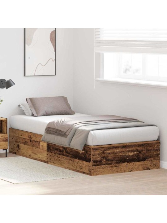 Gultas rāmis vecs koks 200 x 90 x 31.5 cm inženierijas koks