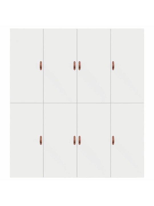 Gultas rāmis balts 200 x 200 x 31.5 cm inženierijas koks