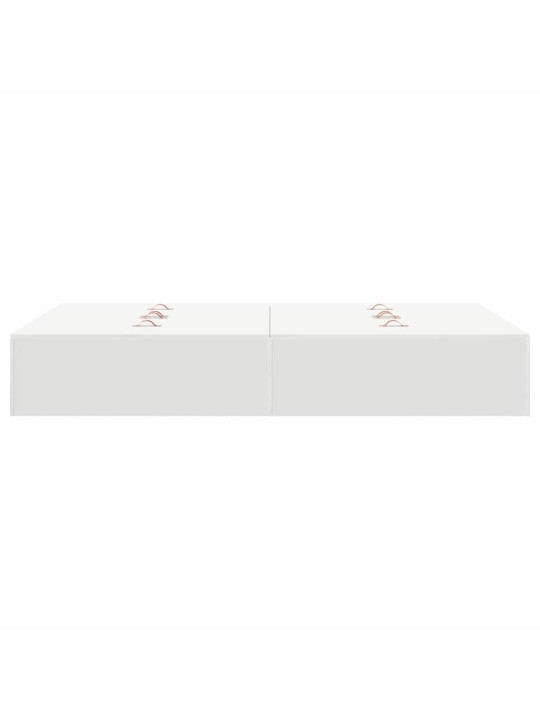 Gultas rāmis balts 200 x 120 x 31.5 cm inženierijas koks