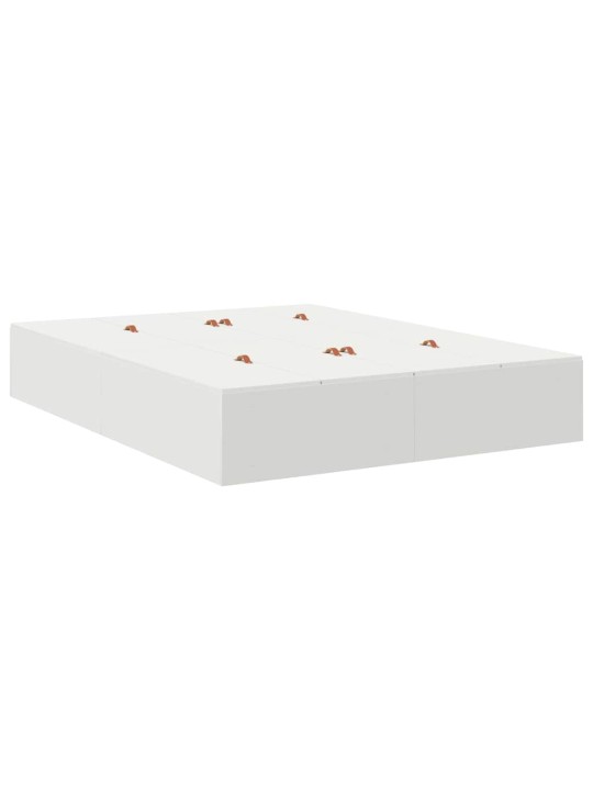 Gultas rāmis balts 200 x 140 x 31.5 cm inženierijas koks