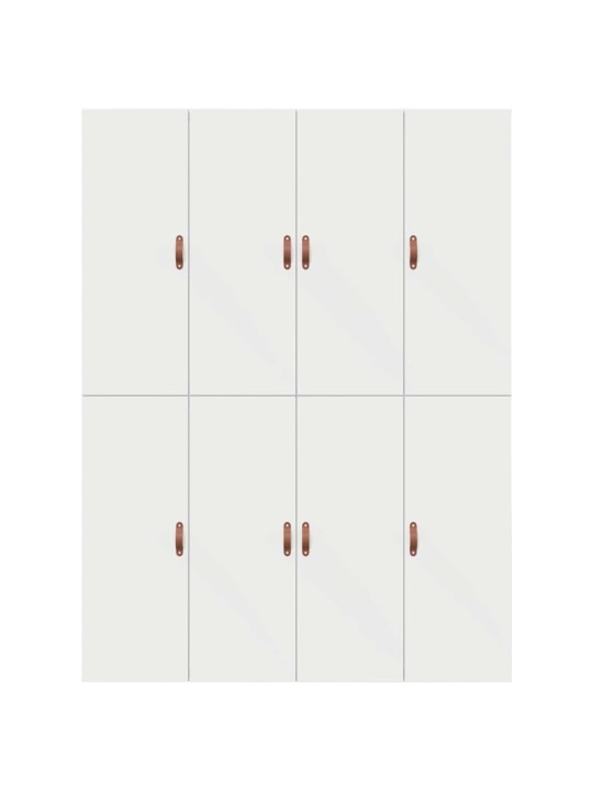 Gultas rāmis balts 200 x 140 x 31.5 cm inženierijas koks
