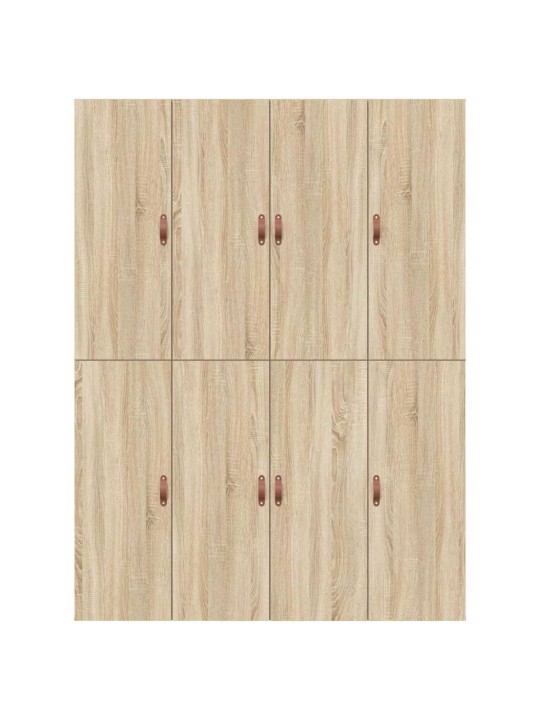 Gultas rāmis ar uzglabāšanu sonomas ozola 200 x 140 x 31.5 cm