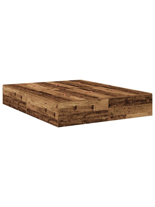 Gultas rāmis vecs koks 200 x 150 x 31.5 cm inženierijas koks