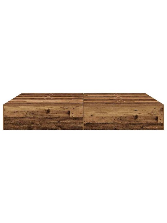 Gultas rāmis vecs koks 200 x 150 x 31.5 cm inženierijas koks
