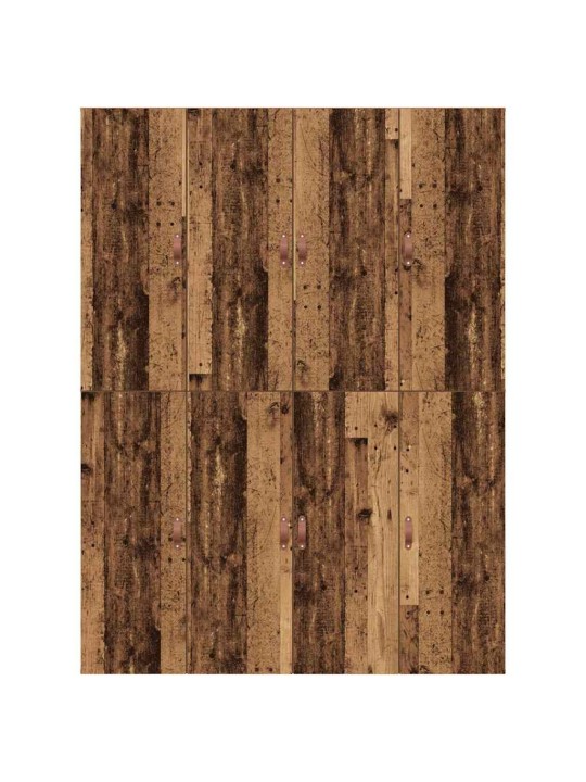Gultas rāmis vecs koks 200 x 150 x 31.5 cm inženierijas koks