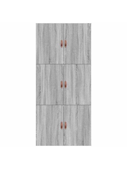 Gultas rāmis pelēka sonomas ozola 190 x 90 x 31.5 cm