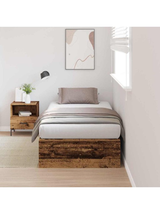 Gultas rāmis vecs koks 190 x 90 x 31.5 cm inženierijas koks