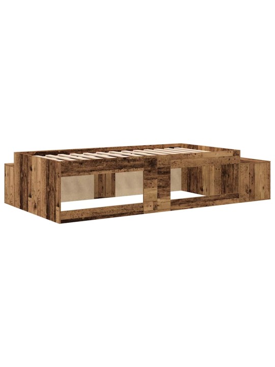 Gultas ar uzglabāšanas vietu vecs koks 234 x 118 x 53.5 cm