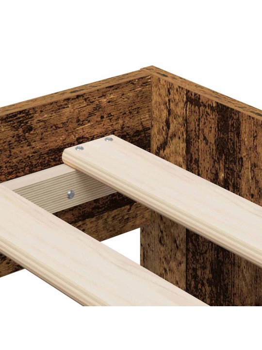 Gultas ar uzglabāšanas vietu vecs koks 234 x 103 x 53.5 cm
