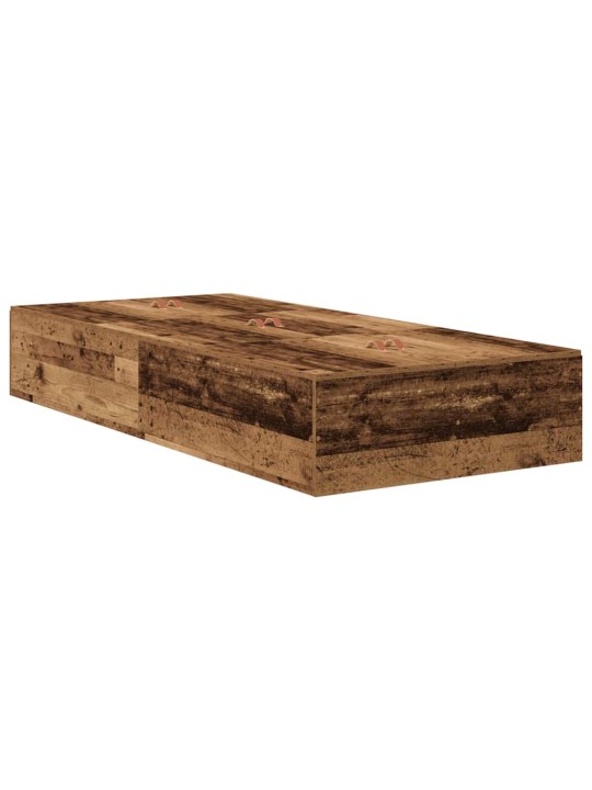 Gultas ar uzglabāšanas vietu vecs koks 236.5 x 100 x 31.5 cm
