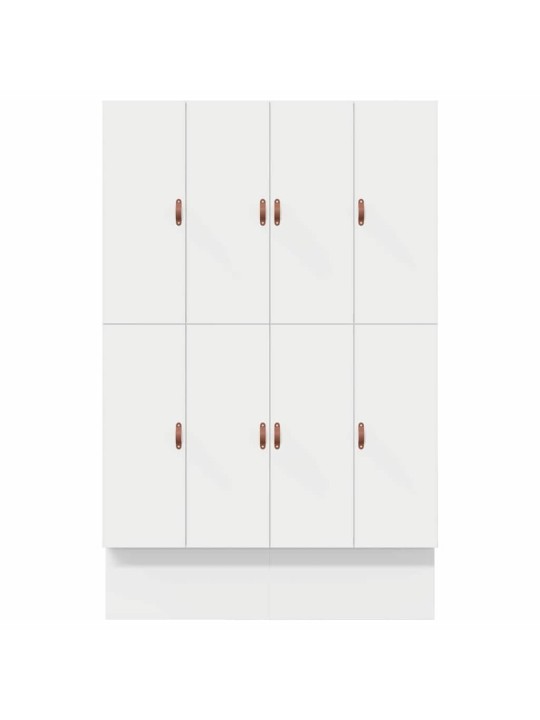 Gultas ar uzglabāšanas vietu balts 236.5 x 150 x 31.5 cm