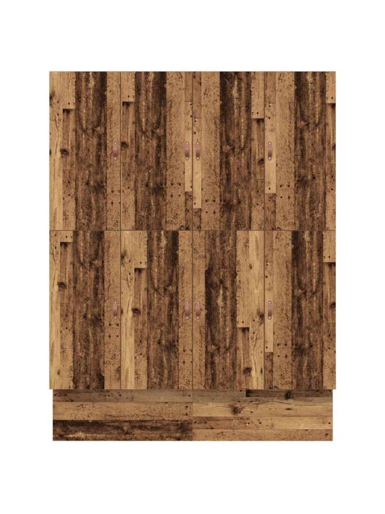 Gultas ar uzglabāšanas vietu vecs koks 236.5 x 180 x 31.5 cm
