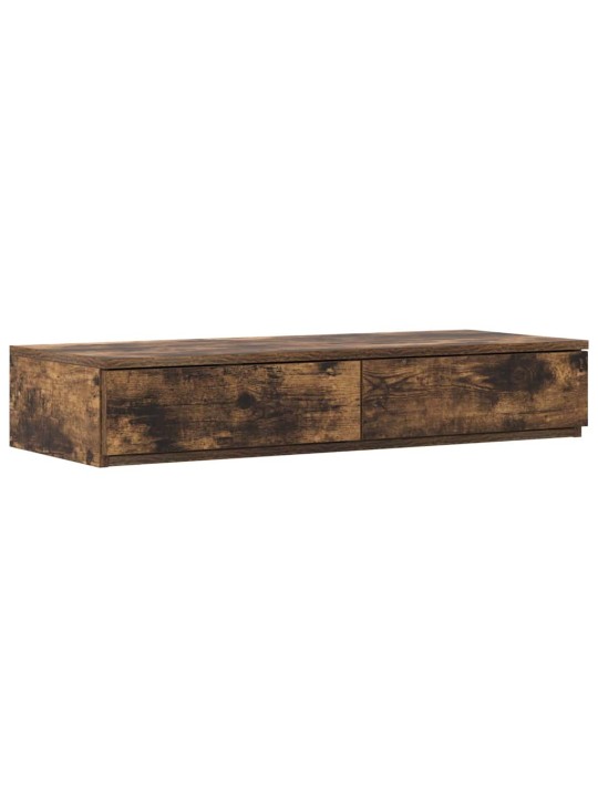 Gultas ar uzglabāšanas vietu dūmaka ozols 226.5 x 75 x 31.5 cm