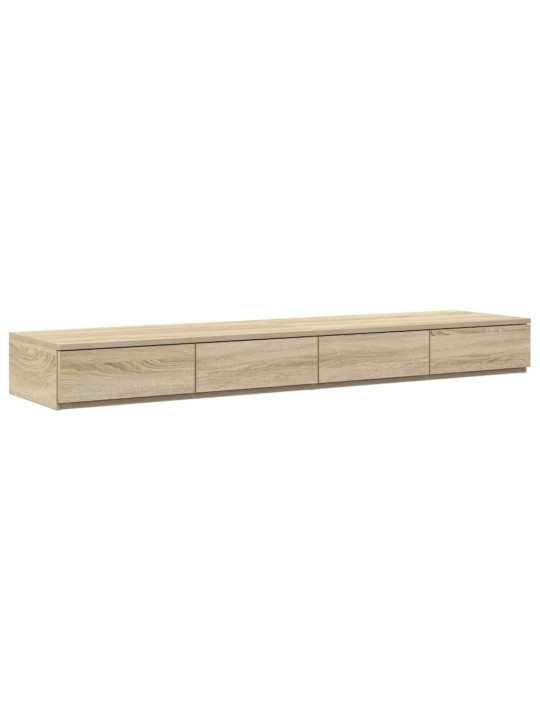 Gultas ar uzglabāšanas vietu sonoma ozols 226.5 x 135 x 31.5 cm