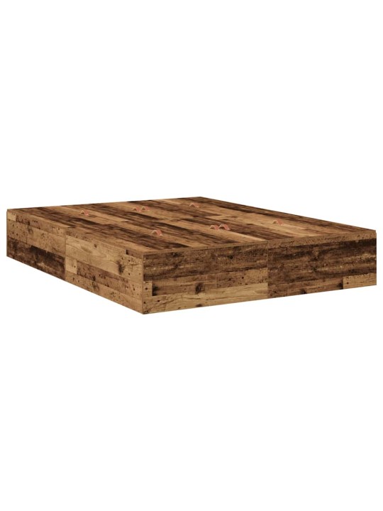 Gultas ar uzglabāšanas vietu vecs koks 226.5 x 135 x 31.5 cm