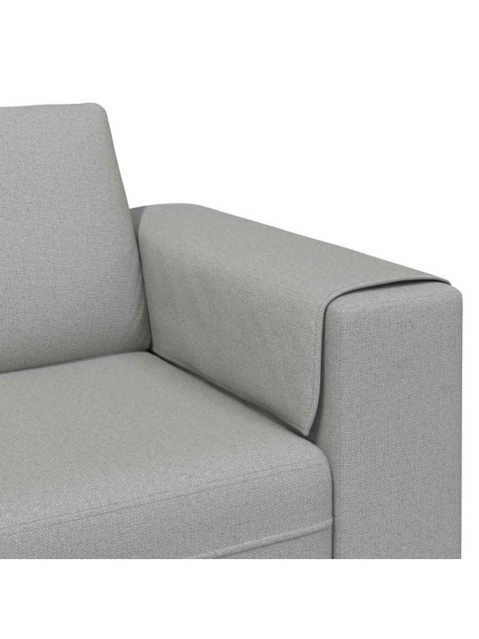 Dīvānu komplekts 3 pcs mākoņu pelēks audums
