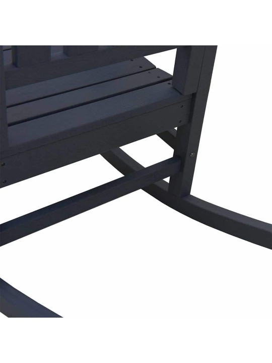 Dārza šūpuļkrēsls 2 pcs tumši zils 70 x 92 x 108cm plastmasa