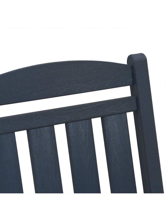 Dārza šūpuļkrēsls 2 pcs tumši zils 70 x 92 x 108cm plastmasa