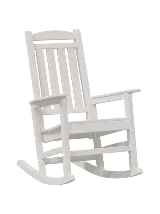 Dārza šūpuļkrēsls 3 pcs balts 38 x 38 x 46cm plastmasa