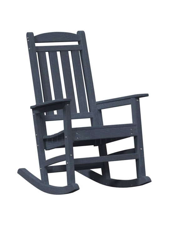 Dārza šūpuļkrēsls 3 pcs tumši zils 38 x 38 x 46cm plastmasa