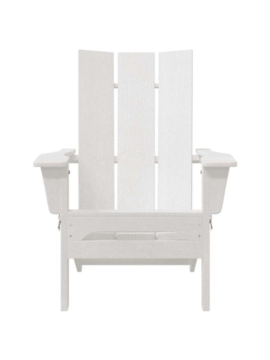 Dārza atpūtas mēbeles 2 pcs balts 74.5 x 80.5 x 90cm plastmasa