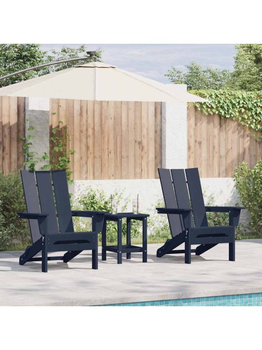 Dārza atpūtas mēbeles 2 pcs tumši zils 74.5 x 80.5 x 90cm