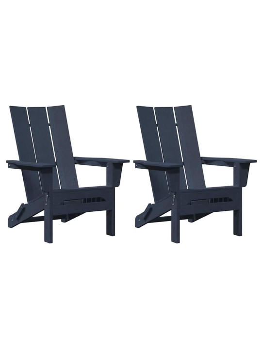 Dārza atpūtas mēbeles 2 pcs tumši zils 74.5 x 80.5 x 90cm