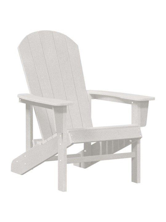 Dārza atpūtas mēbeles 2 pcs balts 74 x 82 x 90cm polietilēns