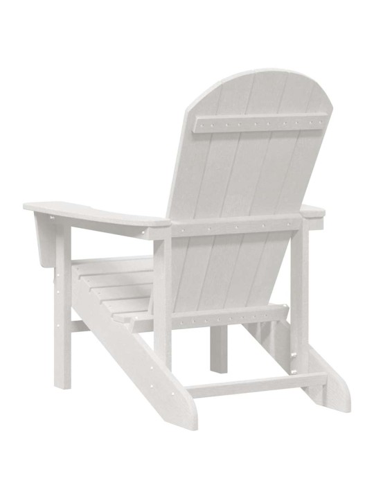 Dārza atpūtas mēbeles 2 pcs balts 74 x 82 x 90cm polietilēns