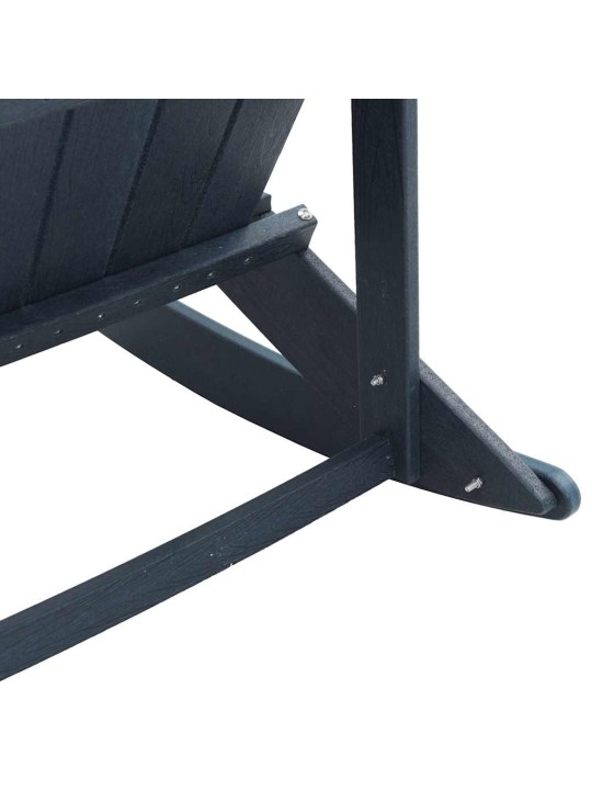 Adirondack šūpuļkrēsli 2 pcs tumši zila hdpe