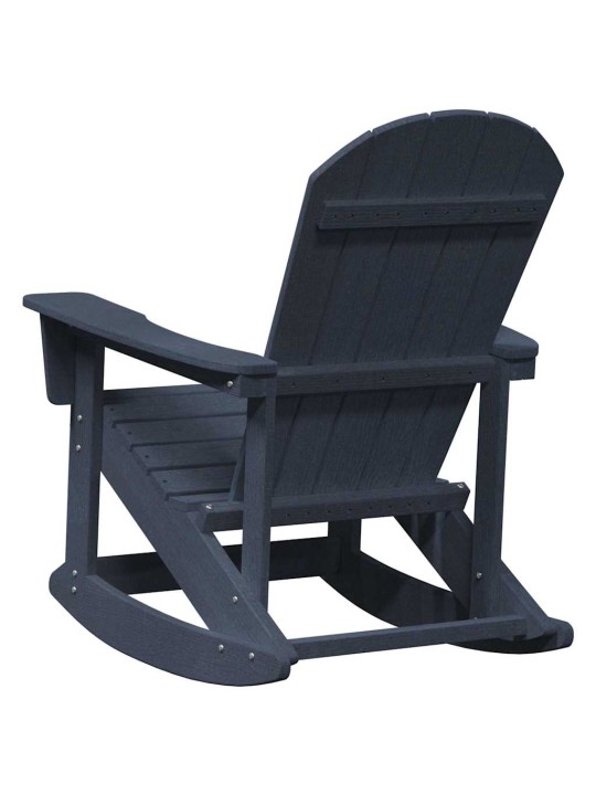 Adirondack šūpuļkrēsli 2 pcs tumši zila hdpe