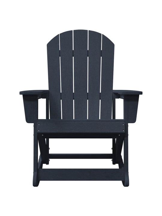 Adirondack šūpuļkrēsli 2 pcs tumši zila hdpe
