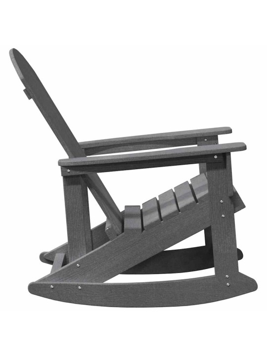 Adirondack šūpuļkrēsli 2 pcs gaiši pelēka hdpe