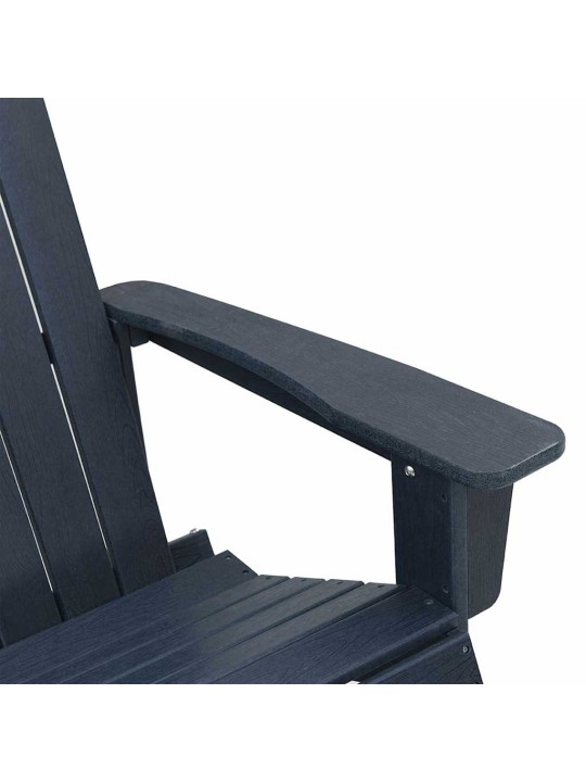 Dārza atpūtas komplekts 3 pcs tumši zila hdpe