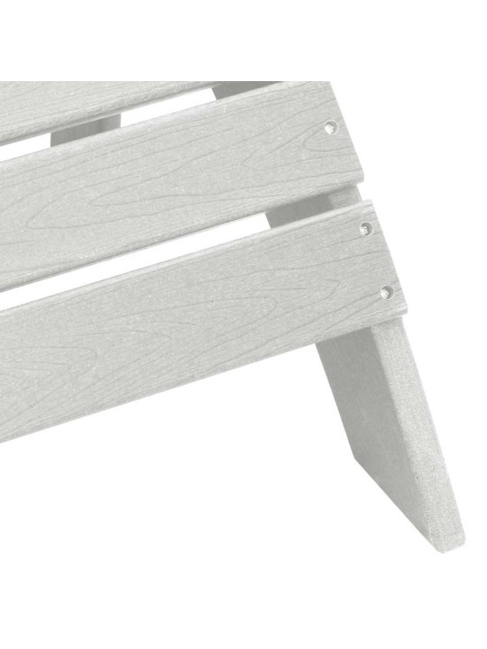 Dārza atpūtas mēbeles 2 pcs balts 74 x 82 x 90cm plastmasa