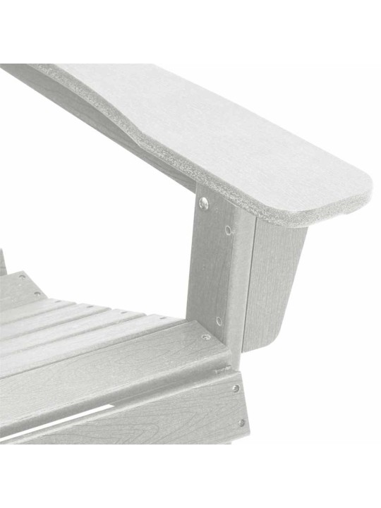 Dārza atpūtas mēbeles 2 pcs balts 74 x 82 x 90cm plastmasa